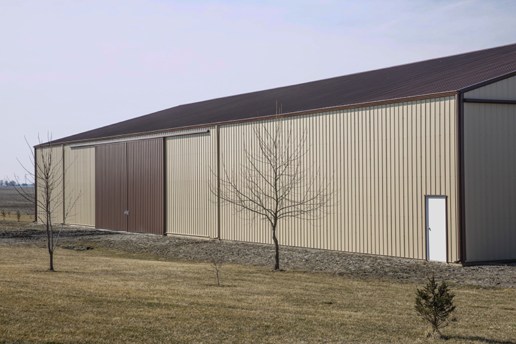 72' Wide Ag Cold Storage Building White County, IN FBi Buildings
